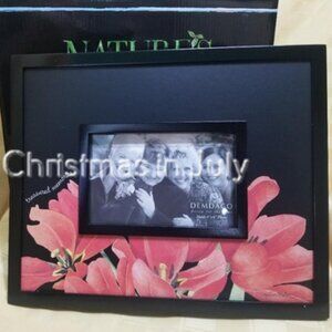 Marjolein Bastin Nature's Journey Tulip Black Frame 4" x 6" photo Flower